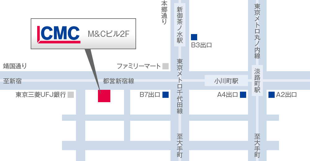 CMCパートナーズ株式会社はM&Cビル２階